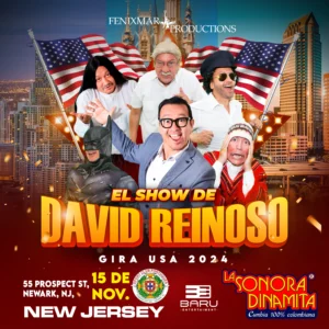 EL SHOW DE DAVID REINOSO CON LA SONORA DINAMITA Sport Club Portugues Newark, New Jersey